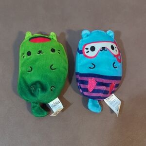 Cats Vs Pickles Good Buoy And Green Tini  Bean Bag Plush Olive Snorkeling Cepia